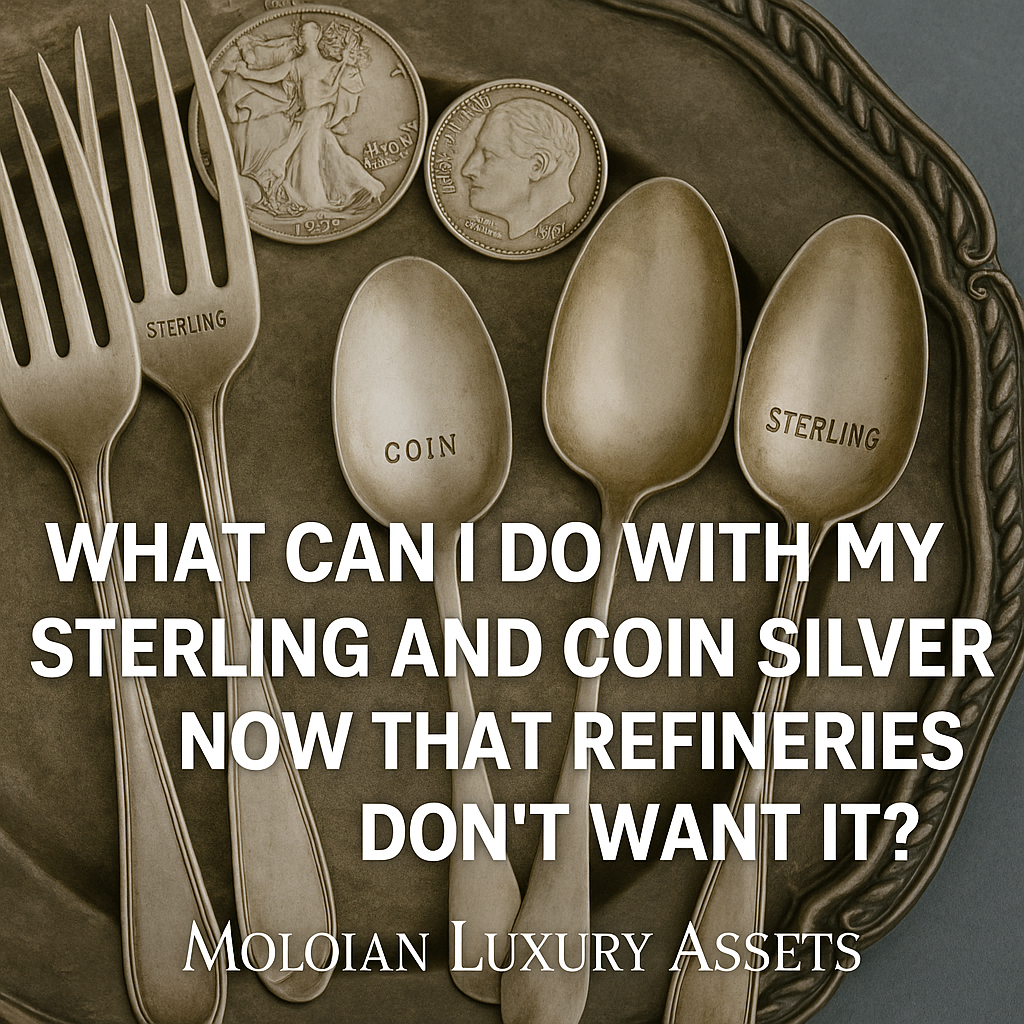 What Can I Do With My Sterling and Coin Silver Now That Refineries Don’t Want It?