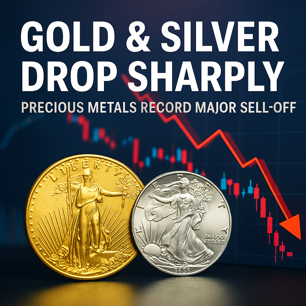 Precious Metals Alert: Sharp Sell‑Off in Gold & Silver
